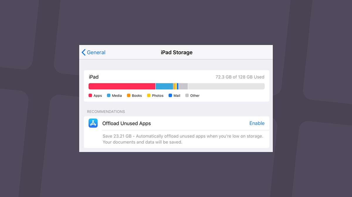 How do I clean up my full storage?