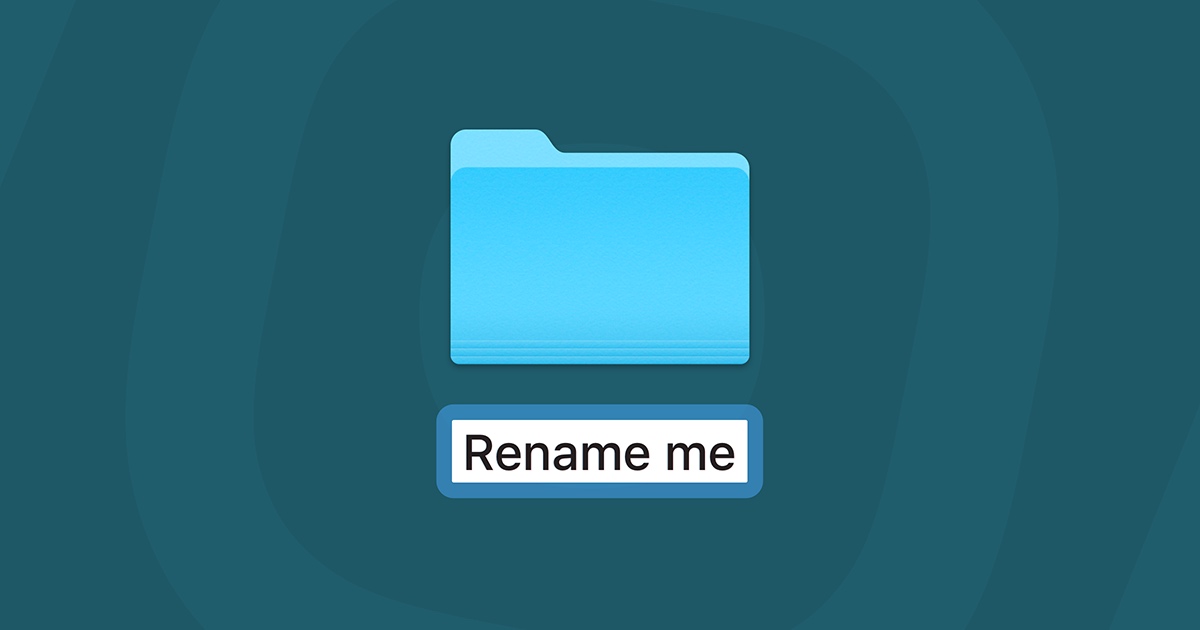 Mac rename multiple files app free