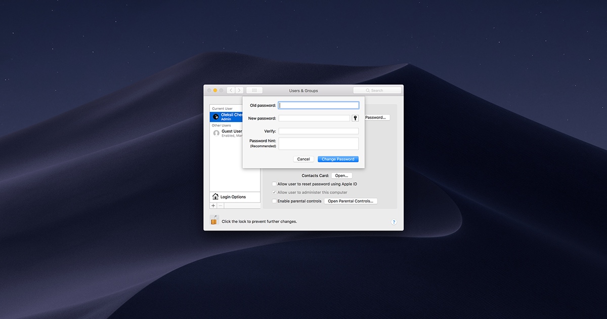 app for passwords mac