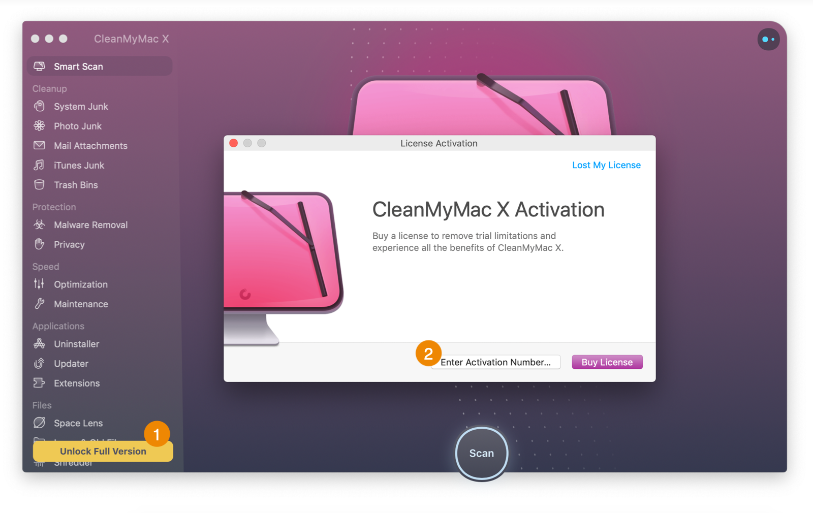 license for cleanmymac x