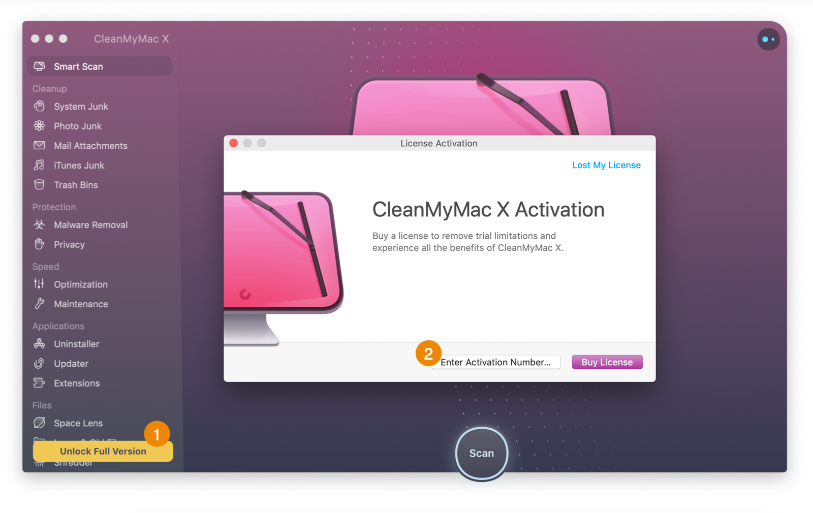 How to activate cleanmymac x for free