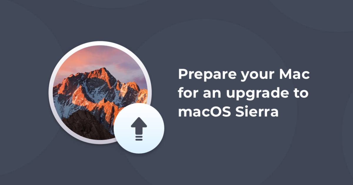 how to update my mac to high sierra