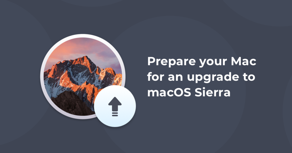 upgrade to macos high sierra