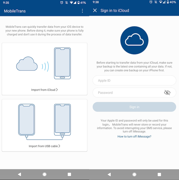 How to move photos from iPhone to Android using MobileTrans How to move photos from iPhone to Android using MobileTrans