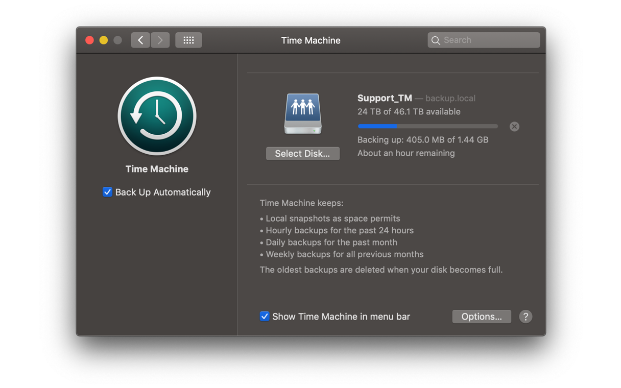 backup mac to icloud macos mojave