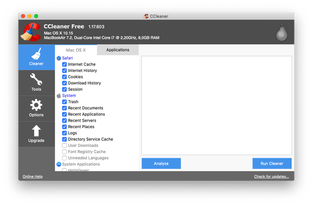 combo cleaner for mac os 10.9.5