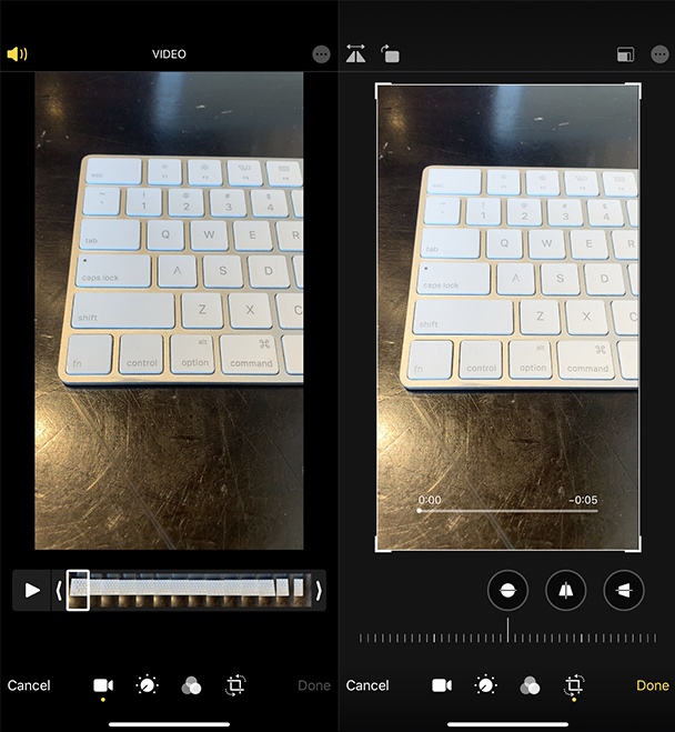 كيفية تحرير مقاطع الفيديو باستخدام تطبيق الصور في iOS 13