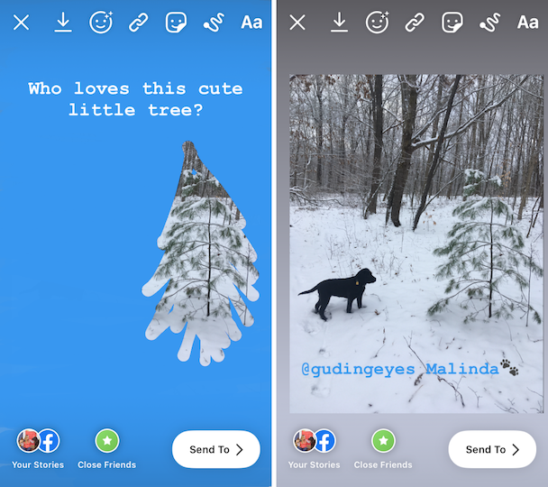 Instagram Story tricks: How to paint over part of the photo Instagram Story tricks: How to paint over part of the photo