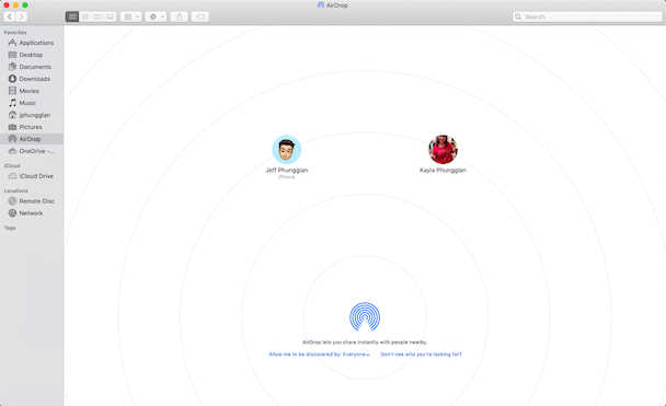 Cómo activar AirDrop en Mac para poder enviar fotos desde iPhone