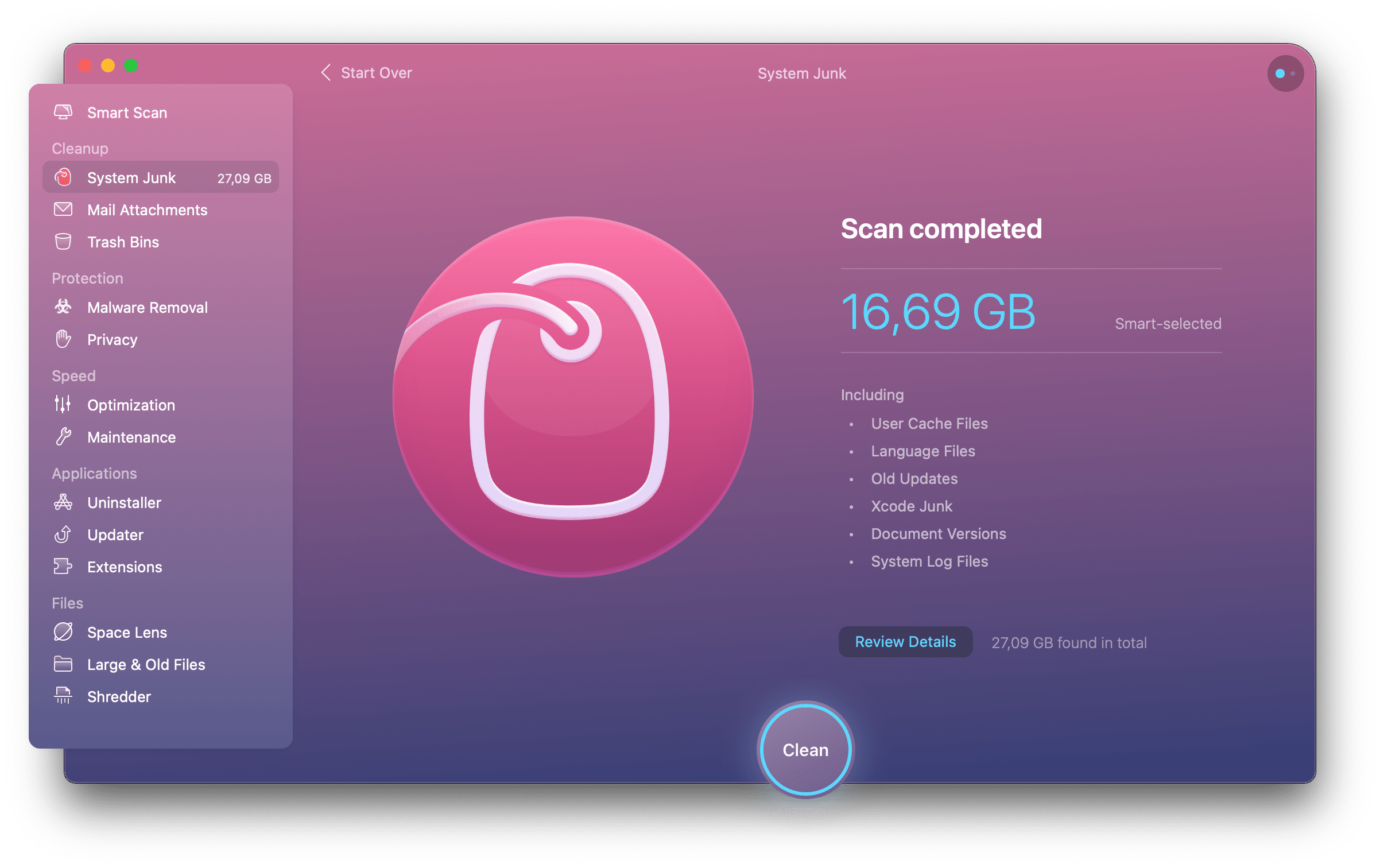 Clean up your Mac