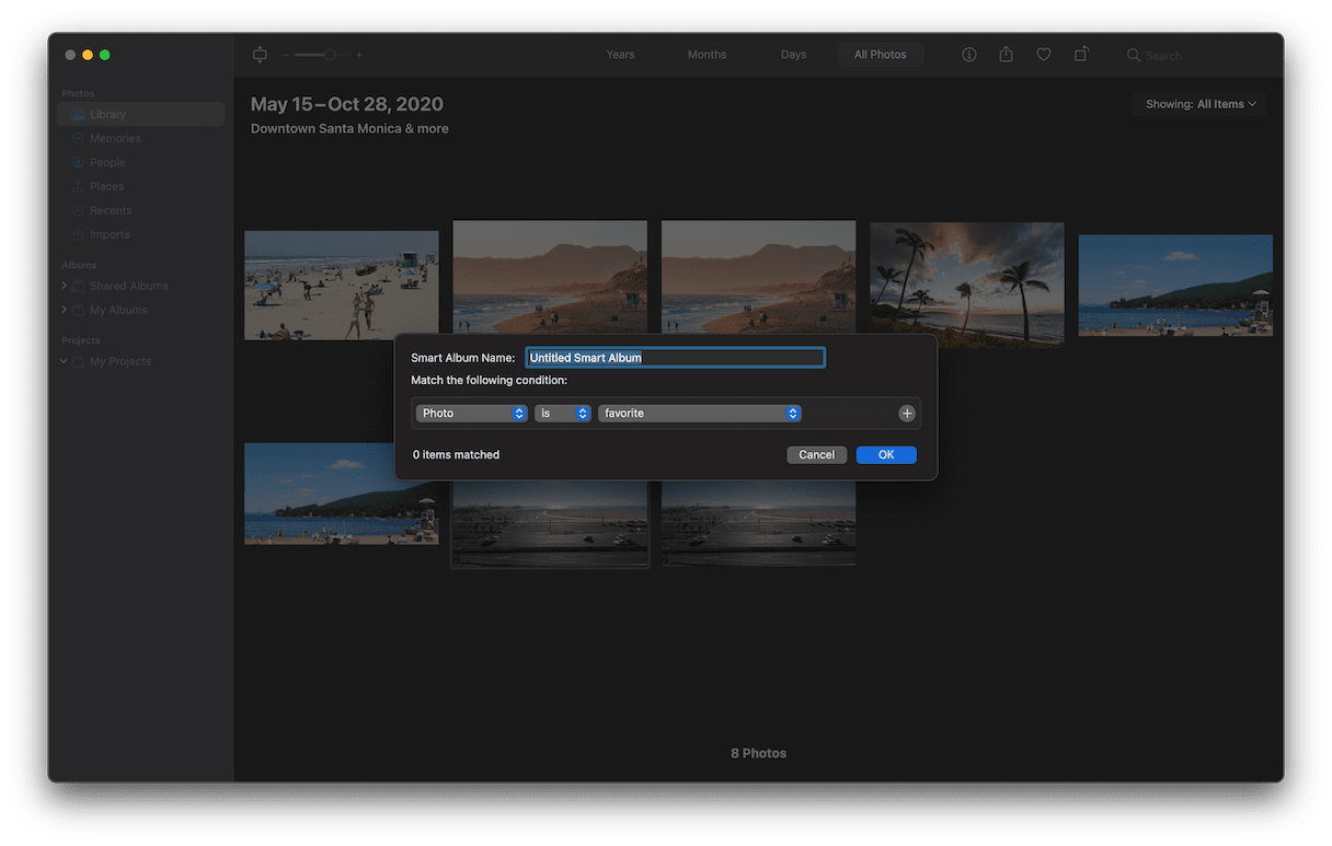 How to use Smart Albums on Mac
