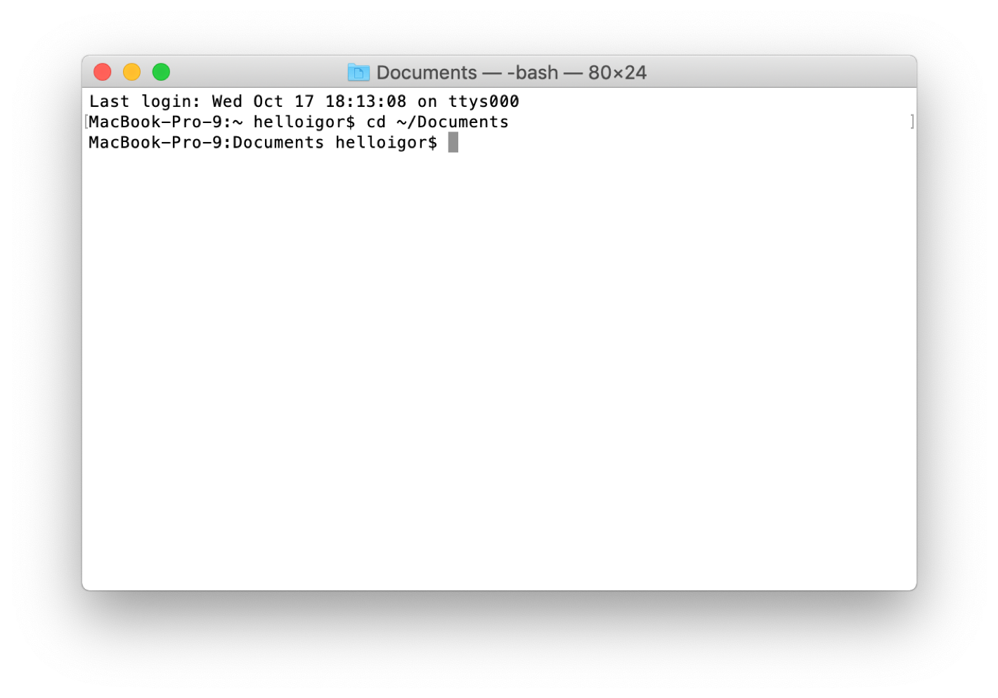 mac command line