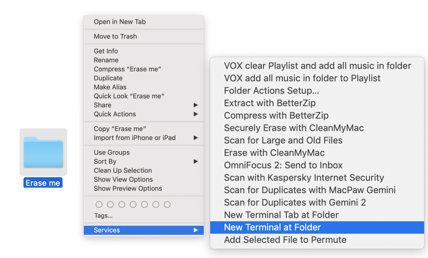 secure empty trash mac keyboard shortcut