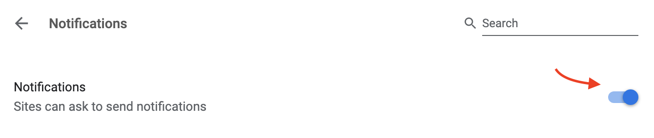 Stop notifications in Chrome