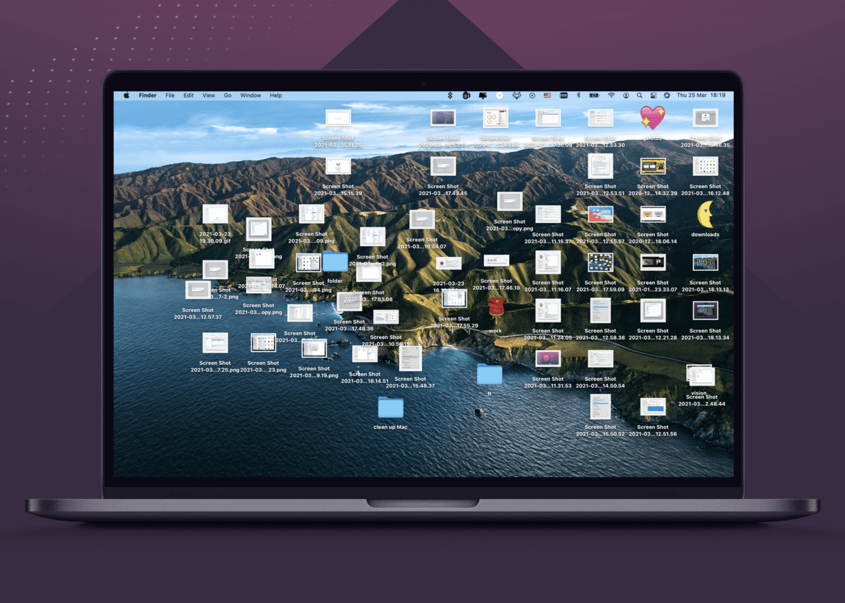 Mover arquivos desnecessários para a lixeira do laptop para o