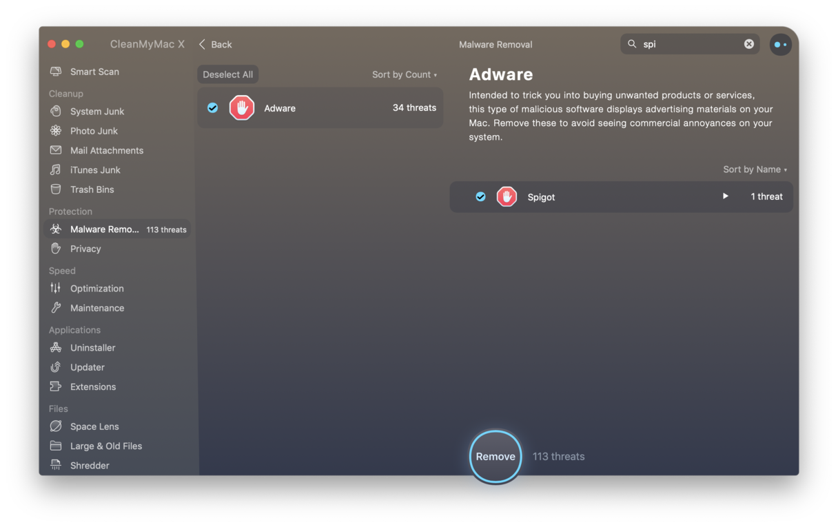 Removing adware on Mac