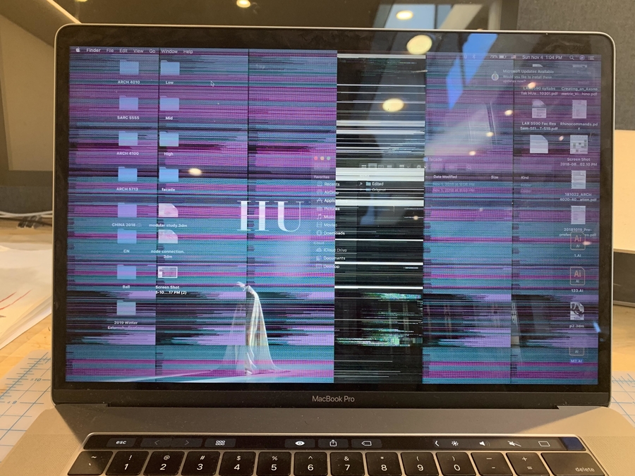 cleaner on mac screen messed up