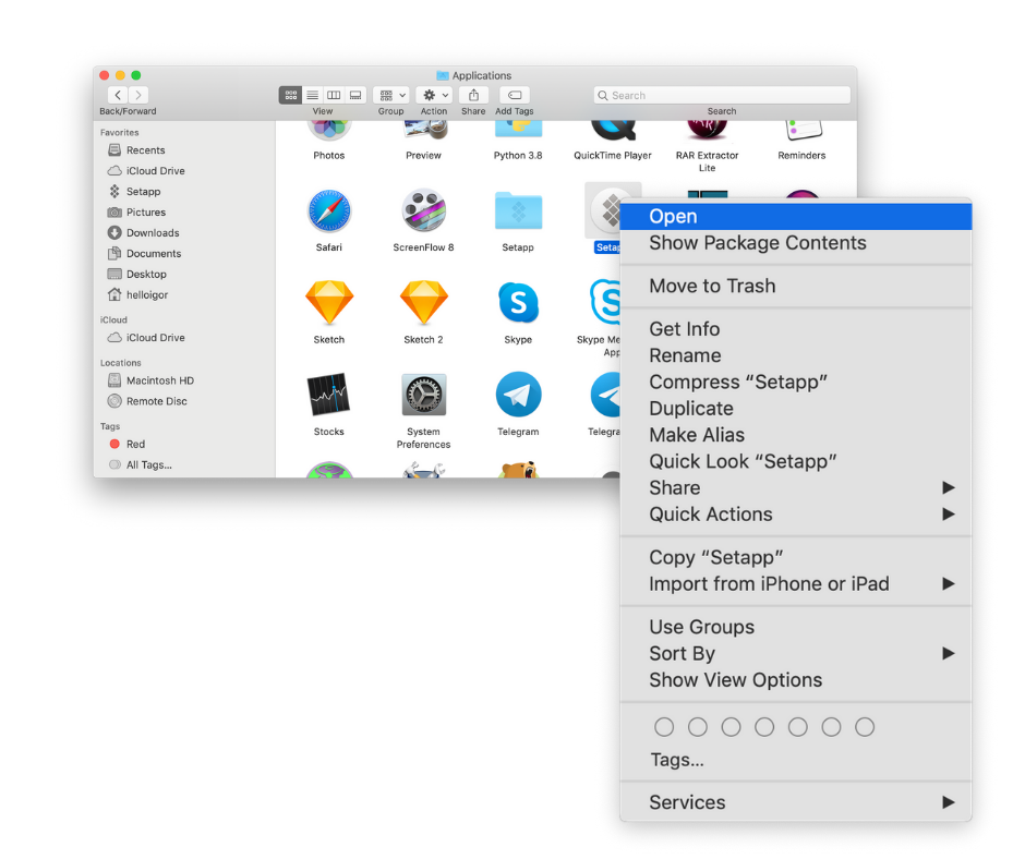 Allow apps downloaded from anywhere in mac