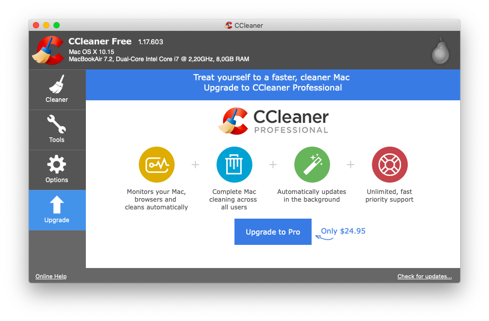 is ccleaner safe for mac?