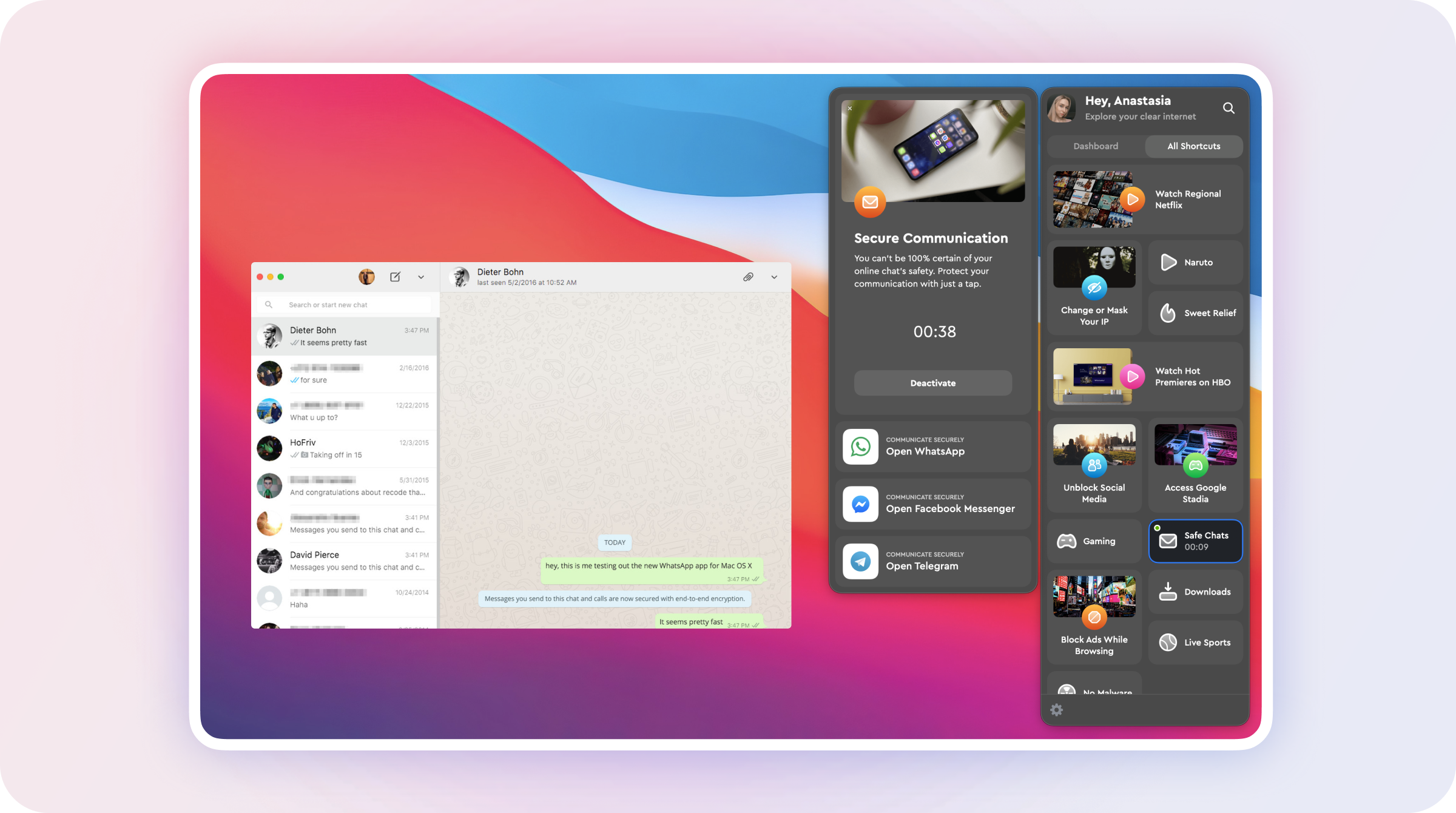 encrypted messaging