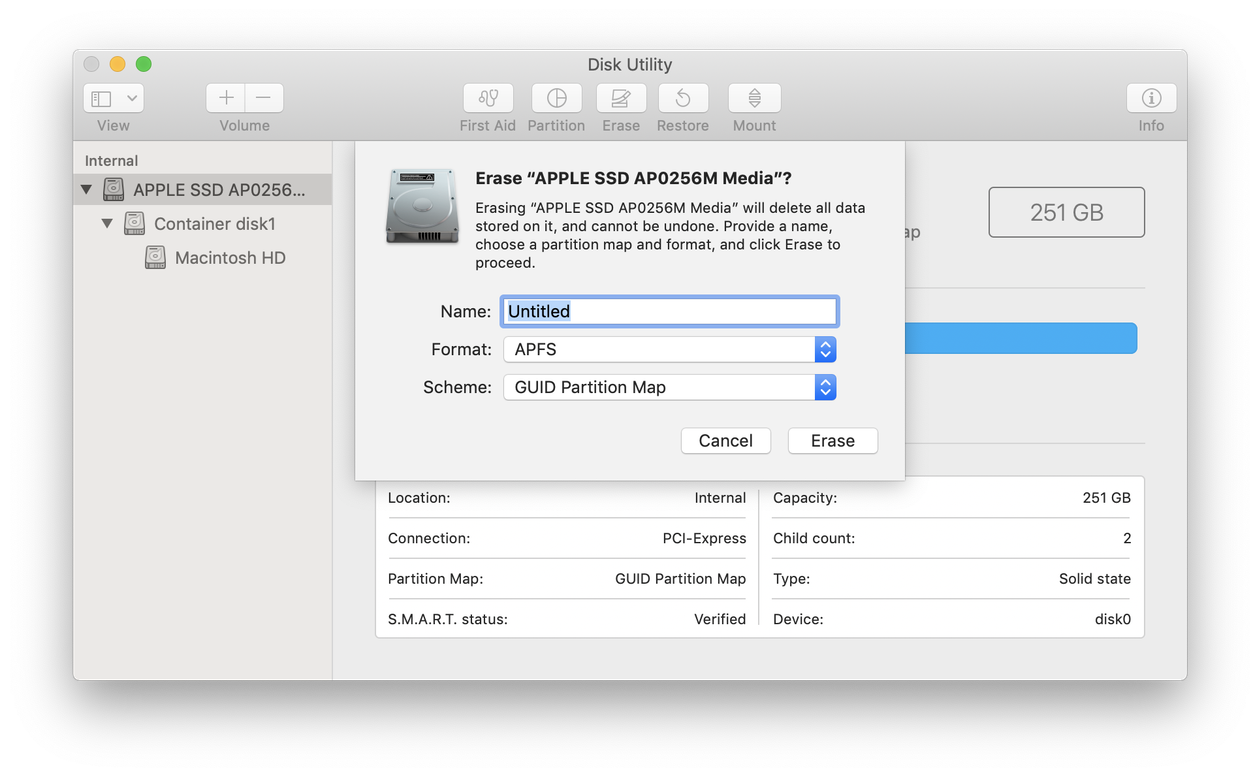 how to instal macos from usb