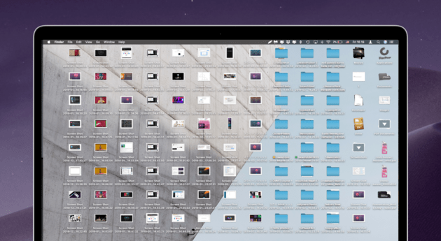 Cluttered desktop