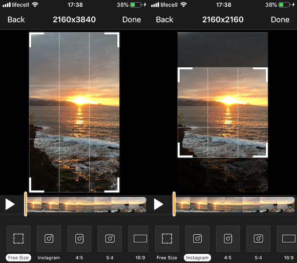 crop square imovie 10.0.8