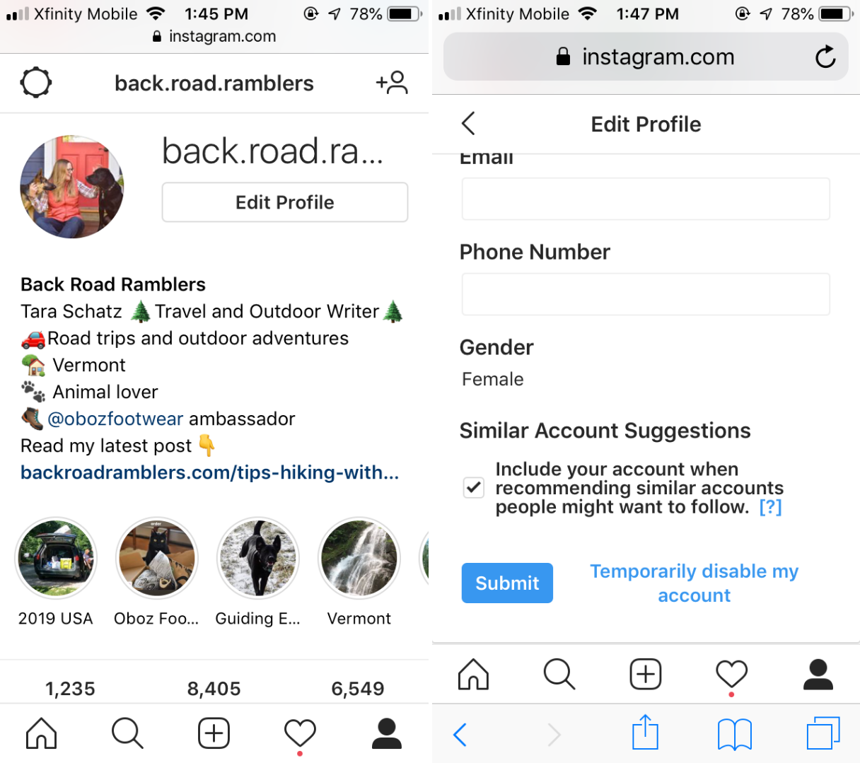 How to delete or deactivate your Instagram account