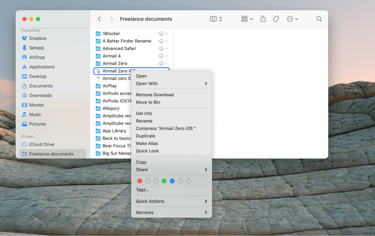 How to move files to Bin