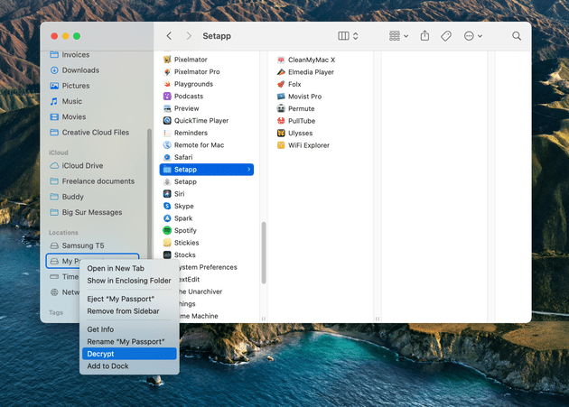 How to decrypt on Mac