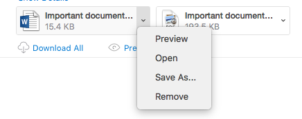 temporary files outlook 2016 for mac