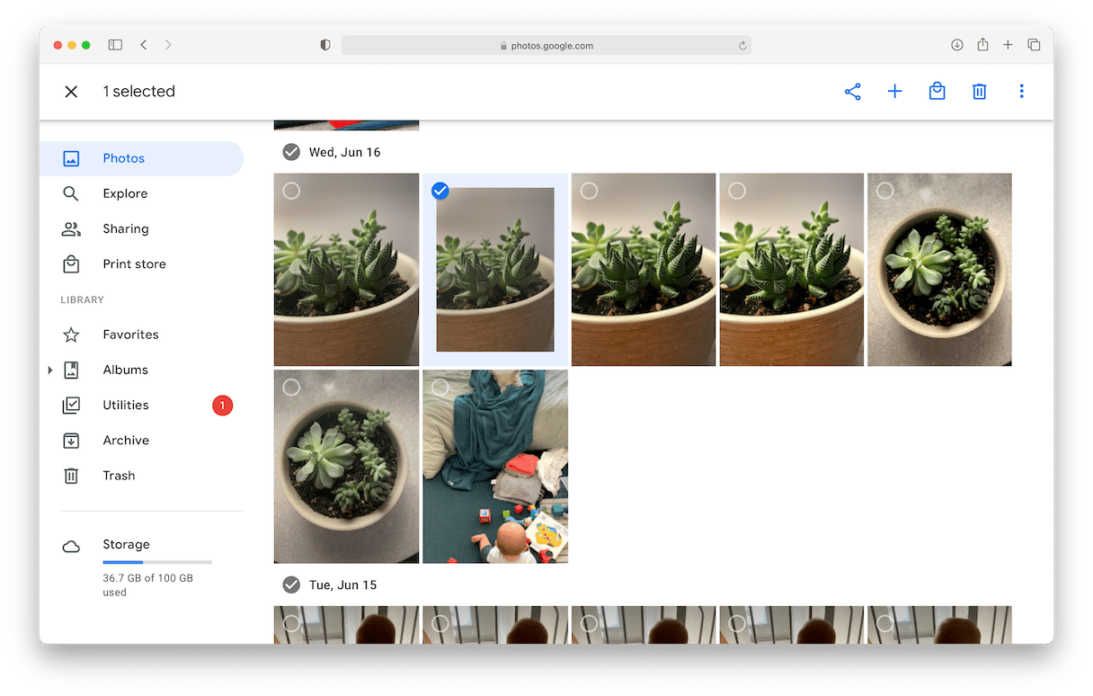 google photos search for duplicates