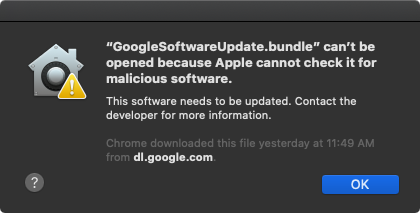 Google software update bundle macos