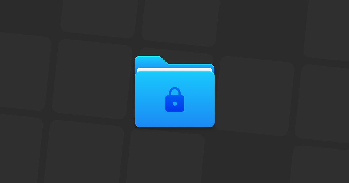 folder locker for mac