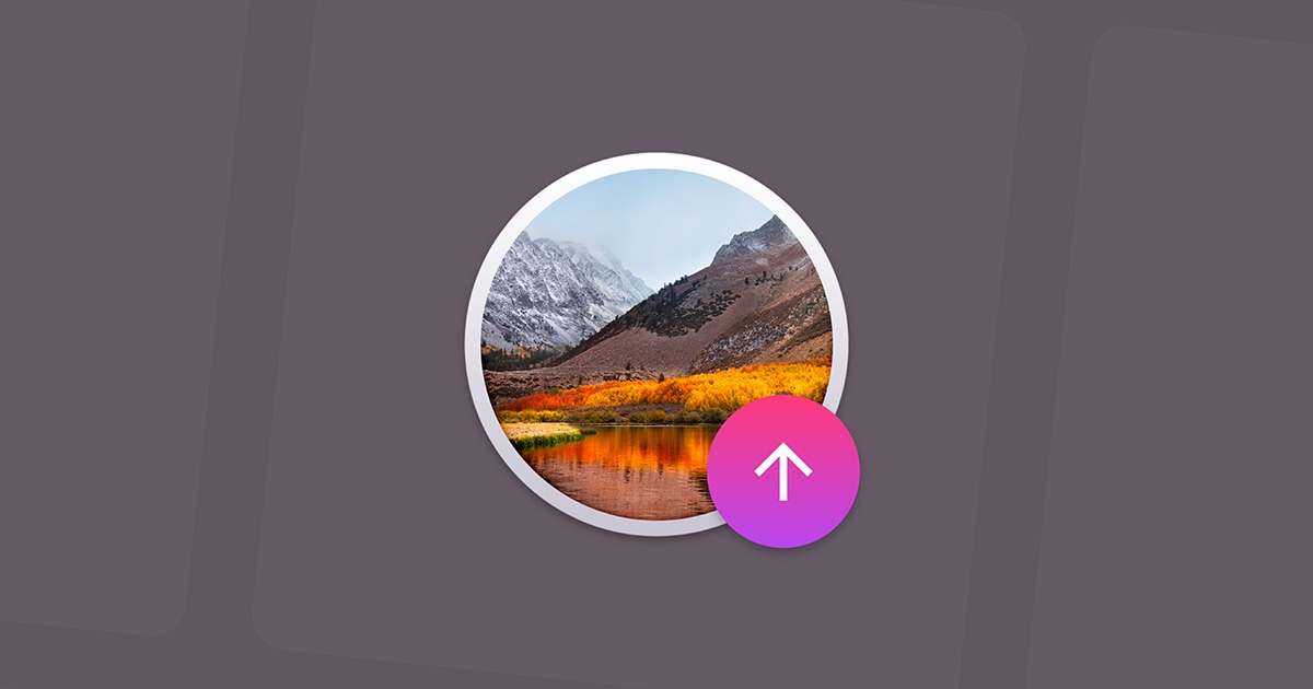 how to upgrade to high sierra