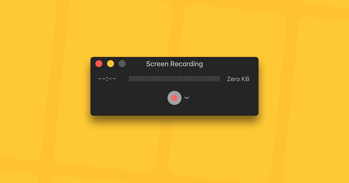 record your screen mac