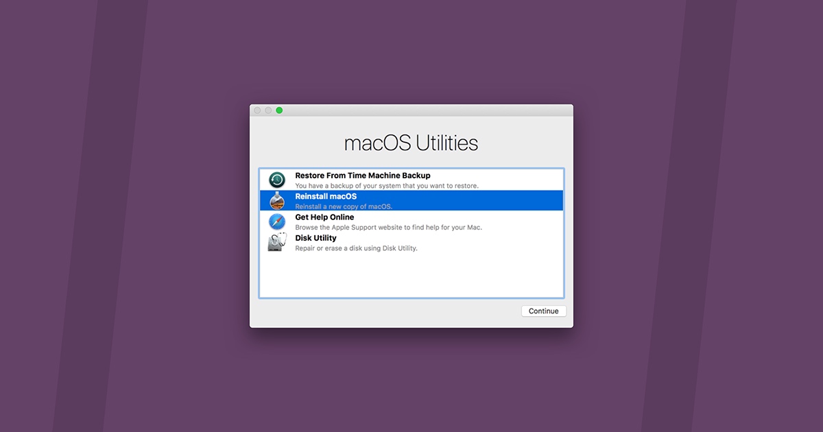 how to reset macbook os x to factory settings