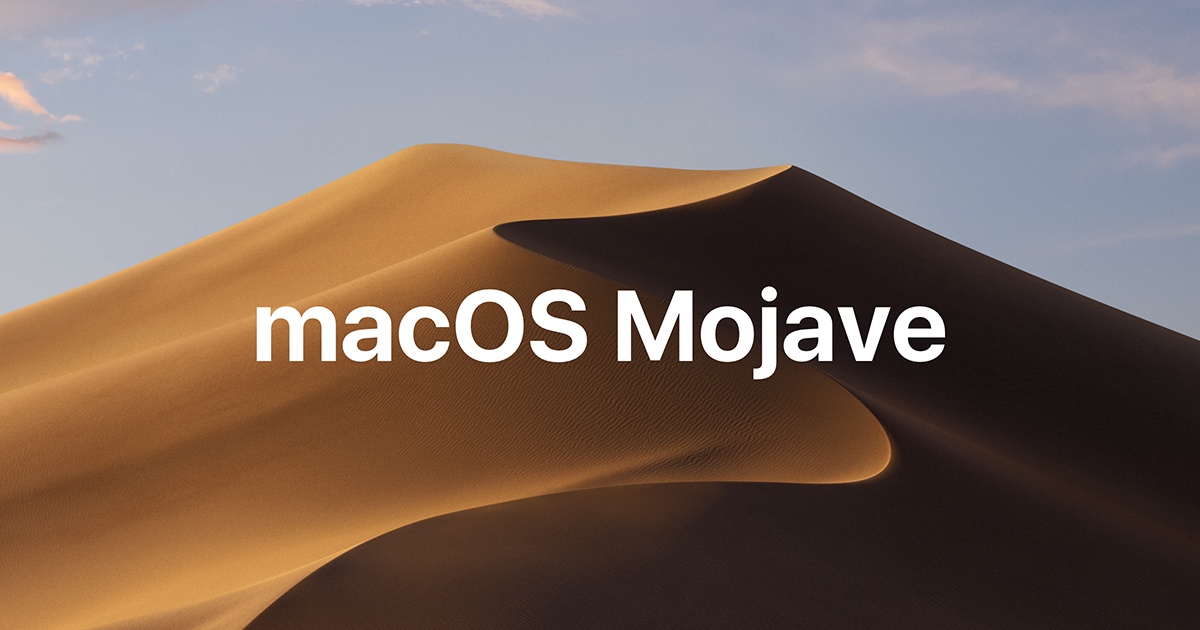 macos mojave operating systems