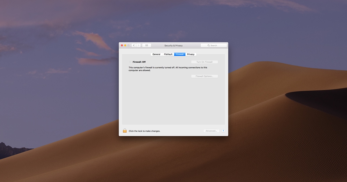 how to disable mac security settings
