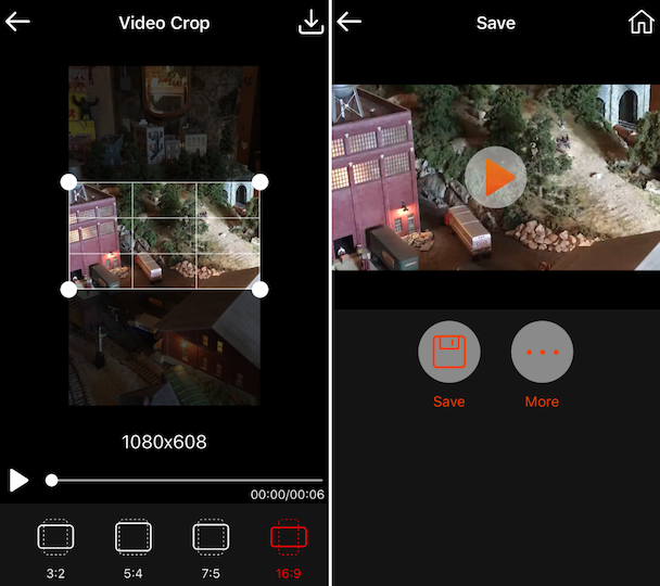 كيفية قص الفيديو ل Instagram باستخدام Video Crop