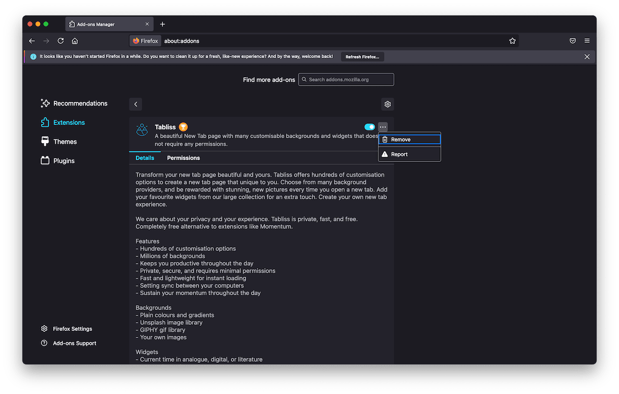 remove Trojan.Clicker from Firefox