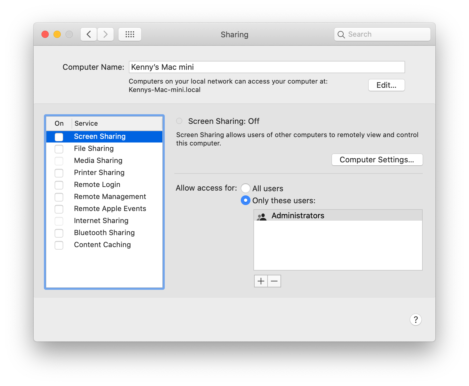 Turn off file sharing and AirDrop Turn off file sharing and AirDrop