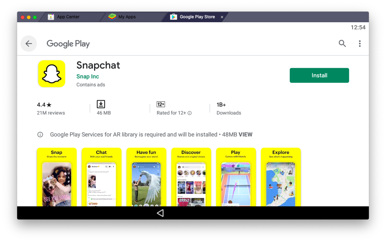 snapchat client for mac