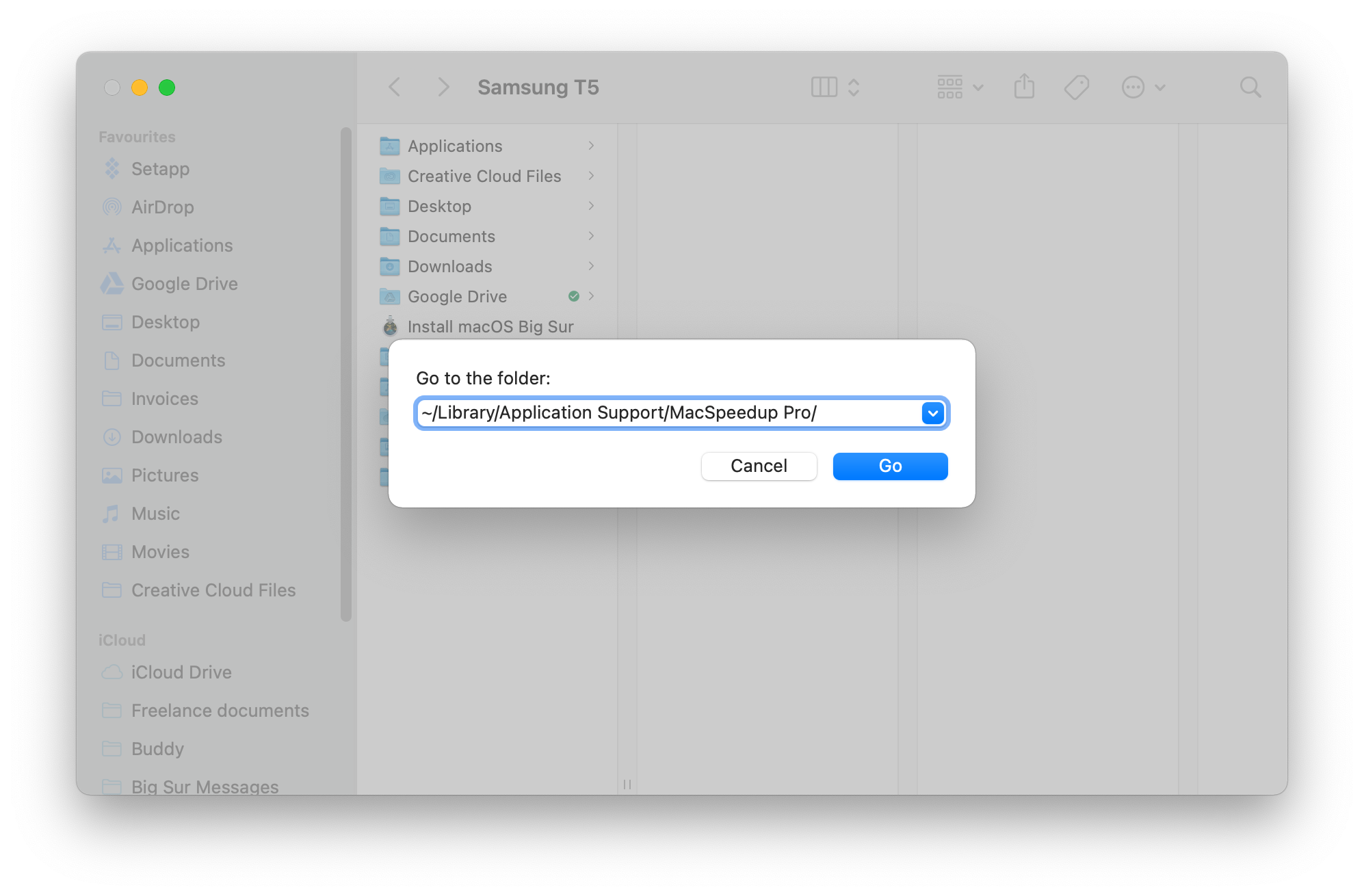 Remove additional MacSpeedUp Pro files