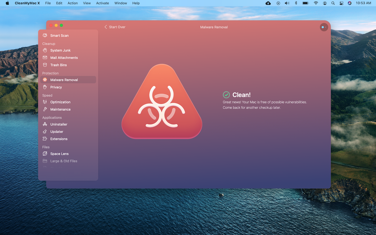 use CleanMyMac X to scan for any other malware that might be lurking on your Mac