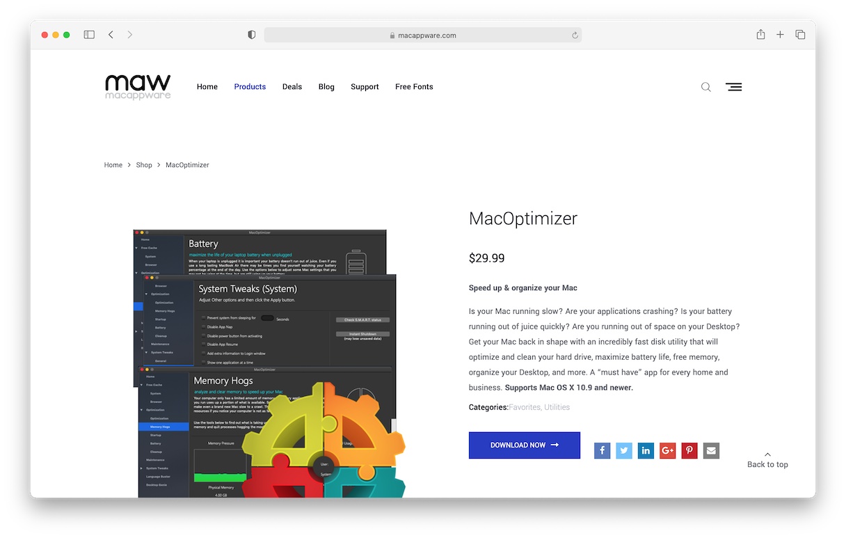 remiove macoptimizer