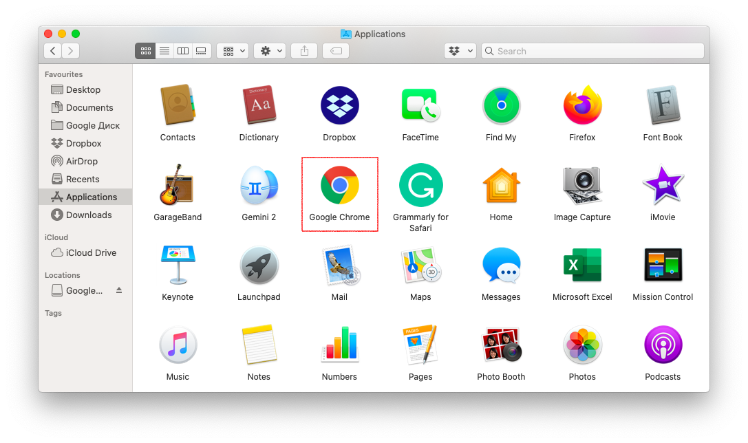 how to remove google chrome download icon from desktop mac