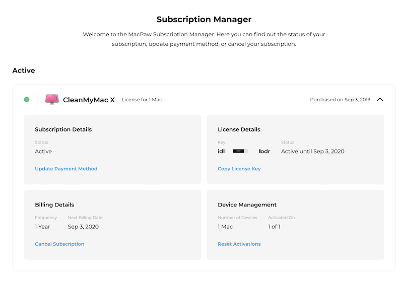 Clean My Mac Subscription