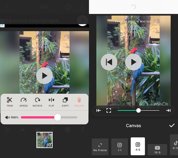 video editing for iphone