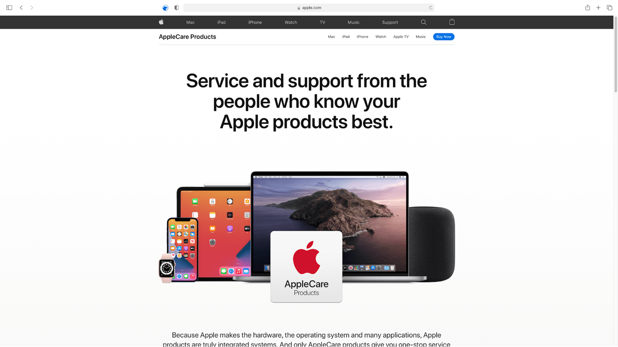 tell if you have apple care for you mac